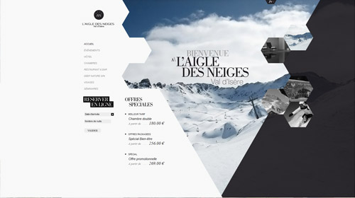 webdesign site hotel de luxe
