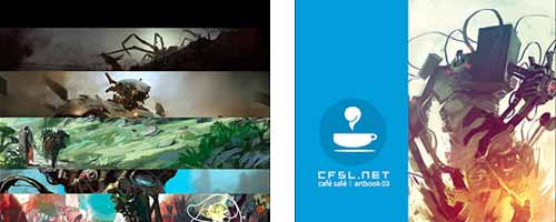 CFSL Artbook 3 et CFSL Shuffle 1, de beaux livres d'illustrations édités par la communauté créative café salé