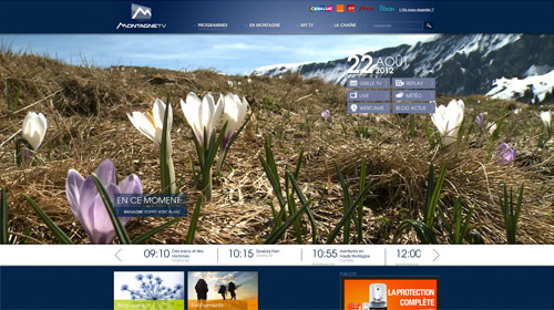 webdesign montagne tv