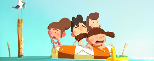 My family and the wolf, teaser du dessin animé