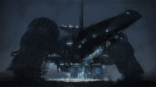 steve burg concept art science fiction