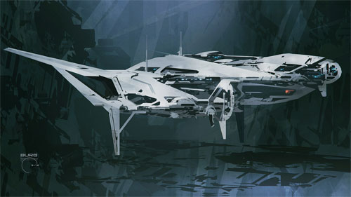 steve burg concept art science fiction